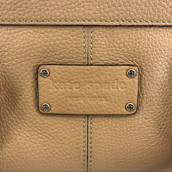 Kate Spade Camel Pebbled Leather Satchel - Picture 2 of 12